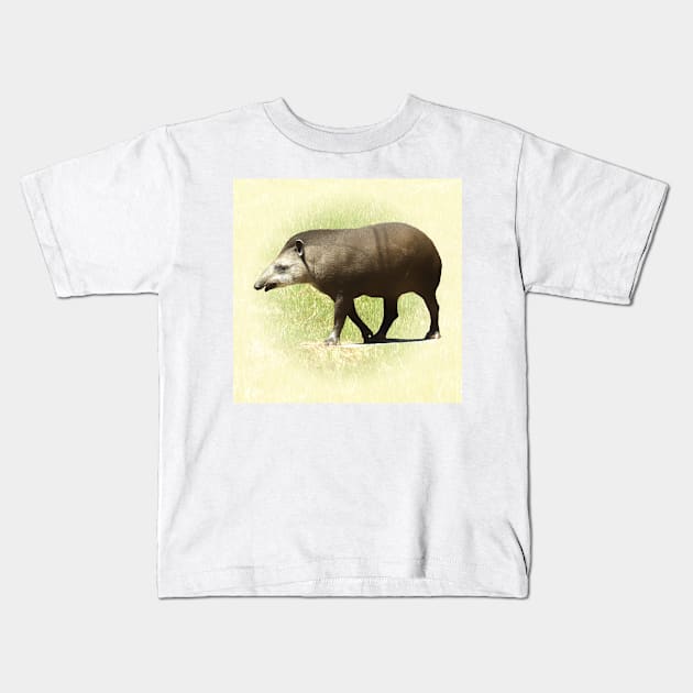 Tapir Kids T-Shirt by Guardi